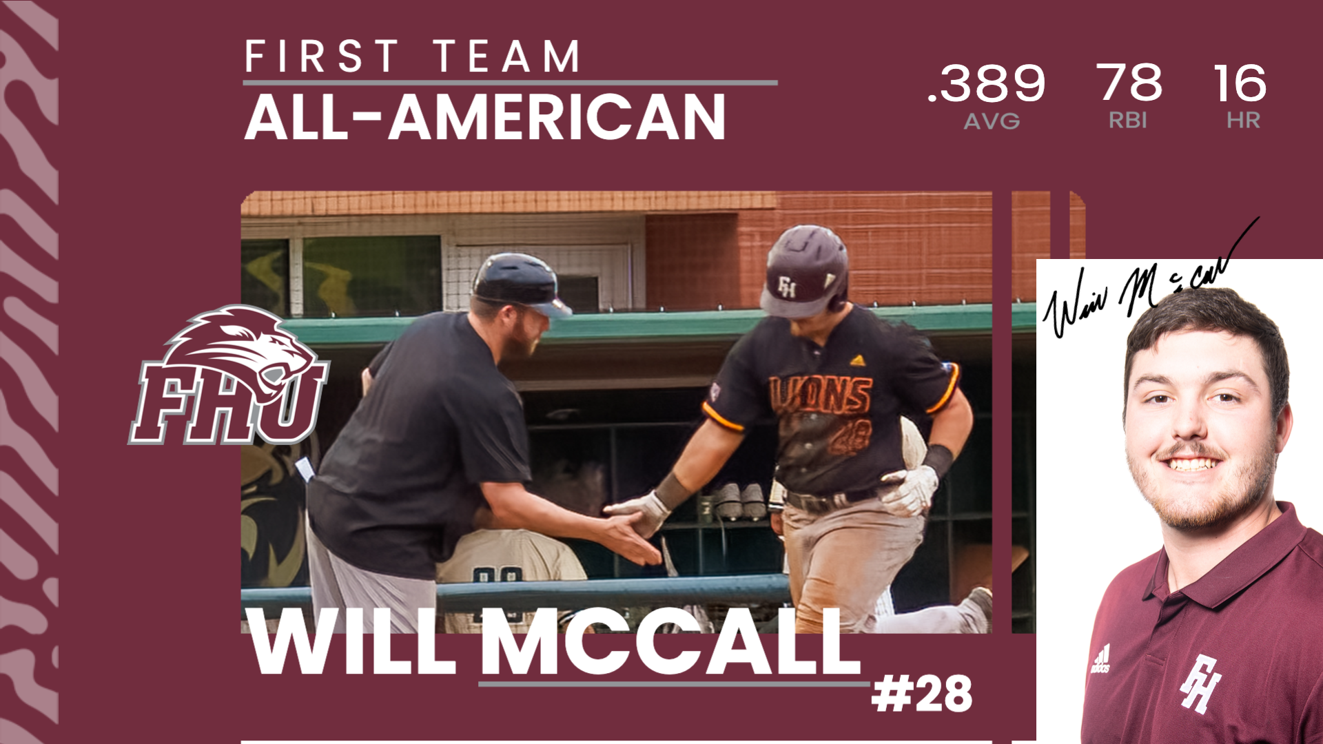 Will McCall voted First-Team All-American