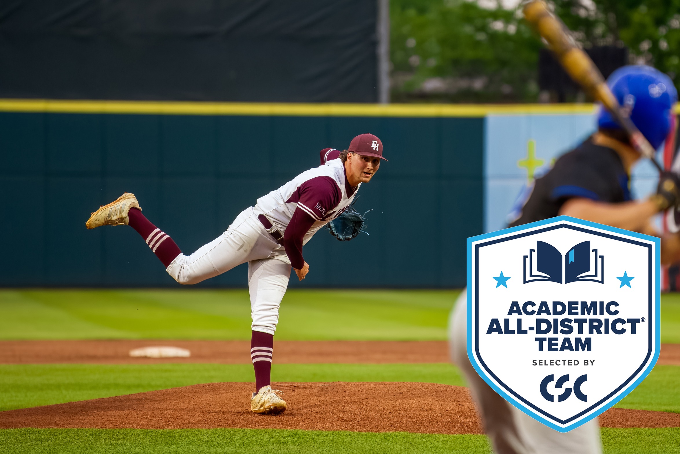 Colton Huntt selected as CSC Academic All-District