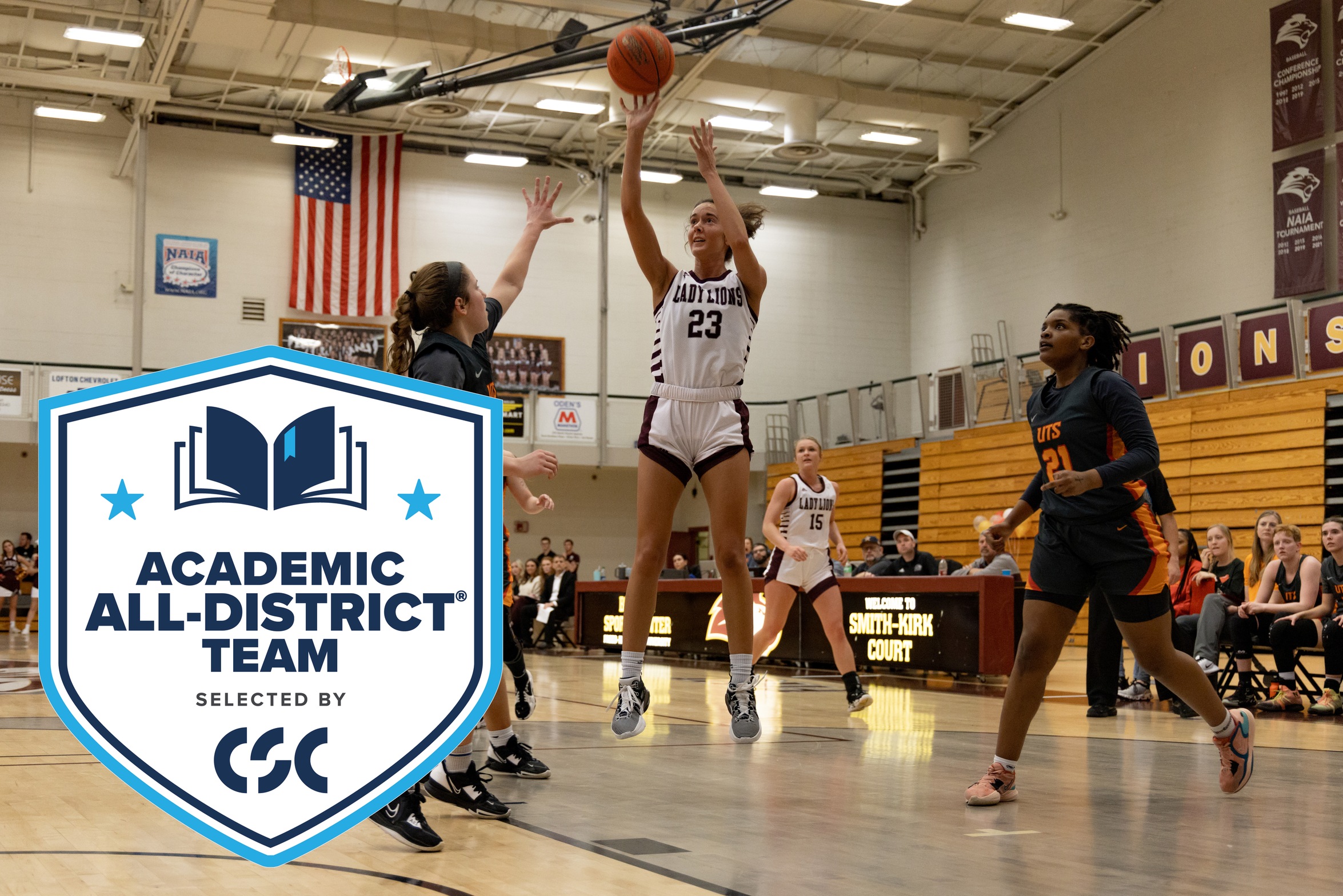 Baugher honored as CSC Academic All-District